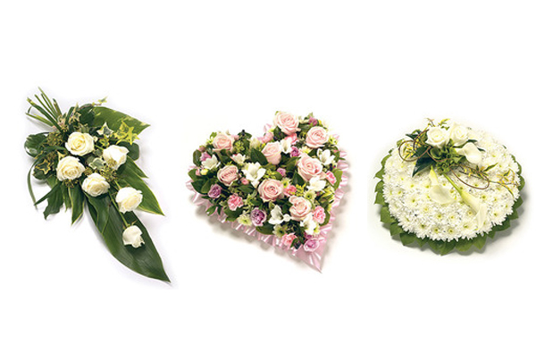 Funeral Flowers from jane Bidwell Flower Shop in Hythe, Hampshire, available to order online for deliver across the UK